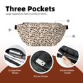 thumbnail image 2 of Sigee Funny Chicken for Multi-functional Belt Bag for Men and Women With Adjustable Strap For Travel Running Hiking, 2 of 8