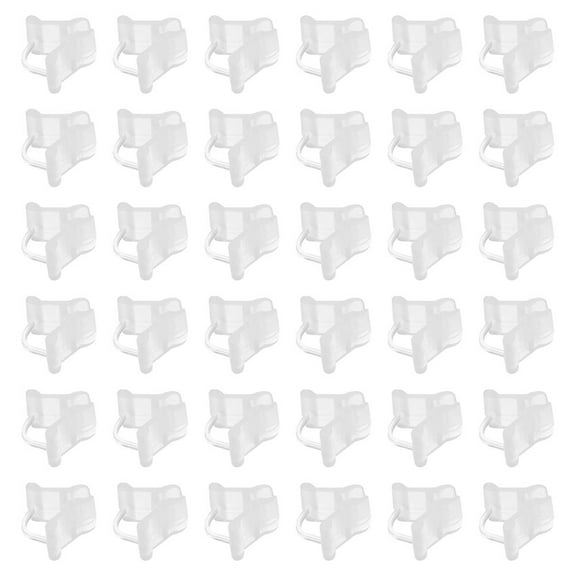 100 Pcs Clear Plant Clips Horticultural Grafting Accessories Growth Support