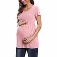 thumbnail image 5 of zttd women's care tops maternity shirts maternity care tops short sleeve breastfeeding clothes, 5 of 5