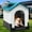Blue, variant on Dextrus Durable Outdoor Dog House 39.4"L*33.5" W*37.8"H - Water Resistant Spacious Haven for Small, Medium, and Large Canines