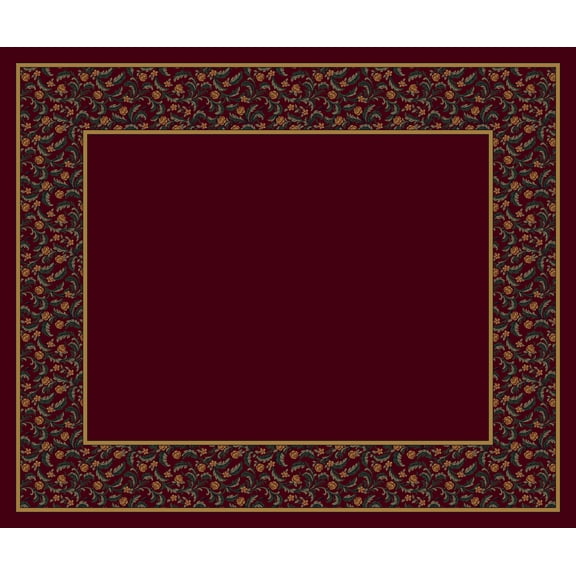 Milliken Design Center Area Rug LATIN ROSE GARNET II Latin Rose Garnet Ii 7' 8" x 10' 9" Rectangle