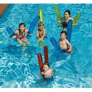 Swimline Doodles Inflatable Pool Noodle Float, 6 Count