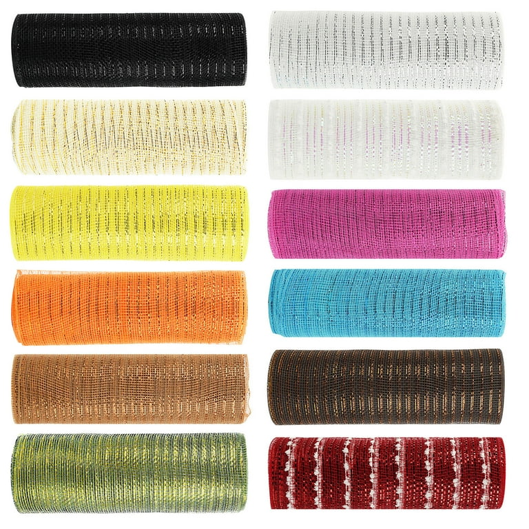 Hariumiu Christmas Ribbon Sequin Surface, 10 Yards Roll