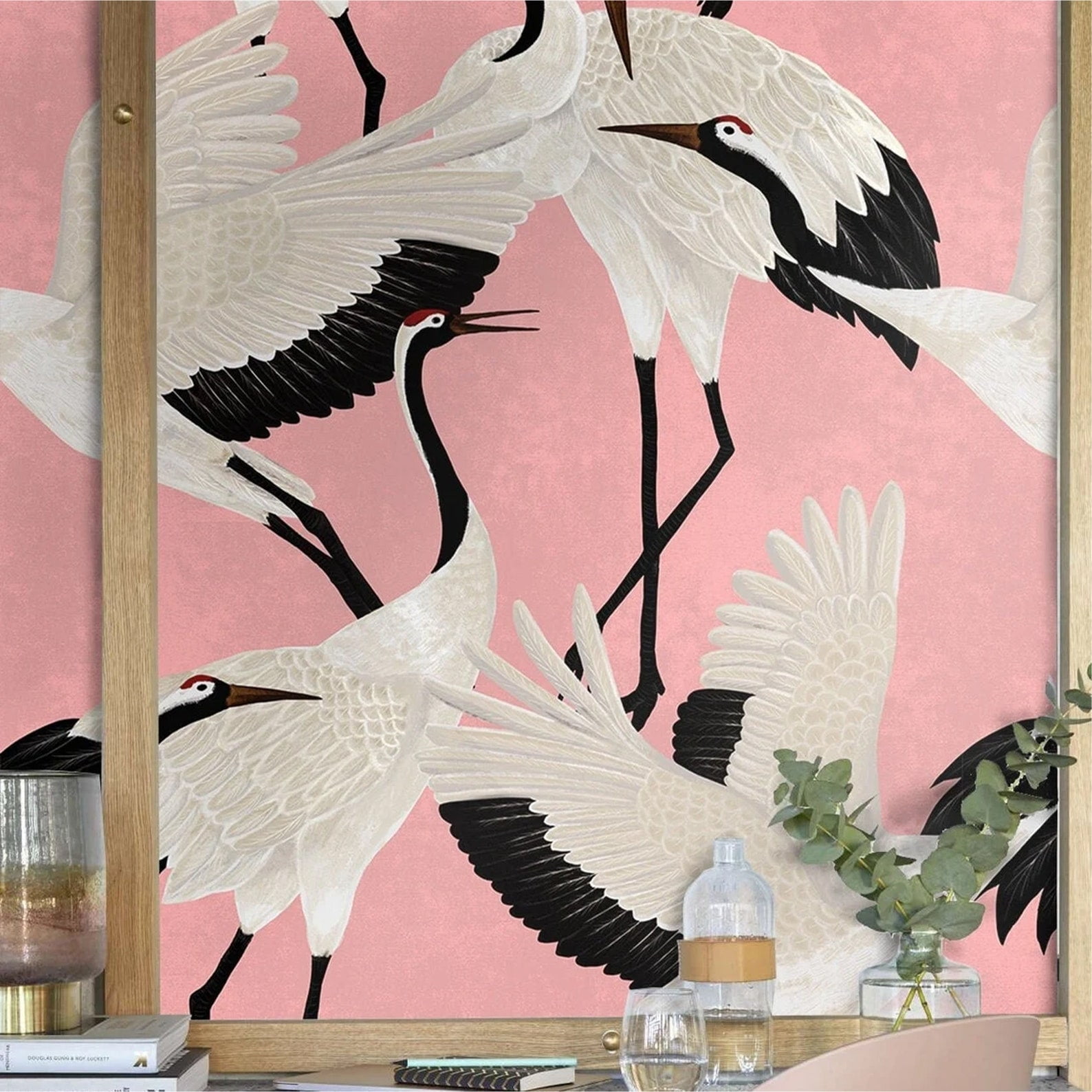 Pink Herons Wallpaper