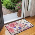 thumbnail image 2 of Pioneer Flower Floral Print Pattern Door Rugs,Washable Non Slip Door Mats Indoor,Decorative Door Mats,Entry Mat Indoor for Entrance,Bedroom,Kitchen,Bathroom,30"x17", 2 of 6