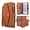 Brown, variant on for Samsung Galaxy S26 Plus Case Crossbody Wallet Detachable Magnetic Case: Cover with Card Holder and Zipper Pocket, Detachable Shoulder & Wrist Strap Secure RFID Blocking Protection,White