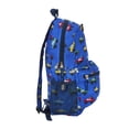 thumbnail image 3 of LEGO Iconic Prints Kids School Backpack Bookbag, for Travel, On-the-Go, Back to School, Boys and Girls, with Adjustable Padded Straps and Fun patterns, Cars in Blue, 3 of 5