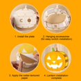 thumbnail image 4 of RKSTN Halloween Decorations DIY Halloween Mini Lanterns Suitable for Centerpieces Suitable for Halloween Interior Decorations Center Table Decorations Containing Adhesive 6ml Halloween Gifts, 4 of 5