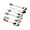 Silver, variant on hejhncii 6 Piece Antique Metal Coffee Spoons Set Crystal Zincs Kitchen Carving Teaspoons