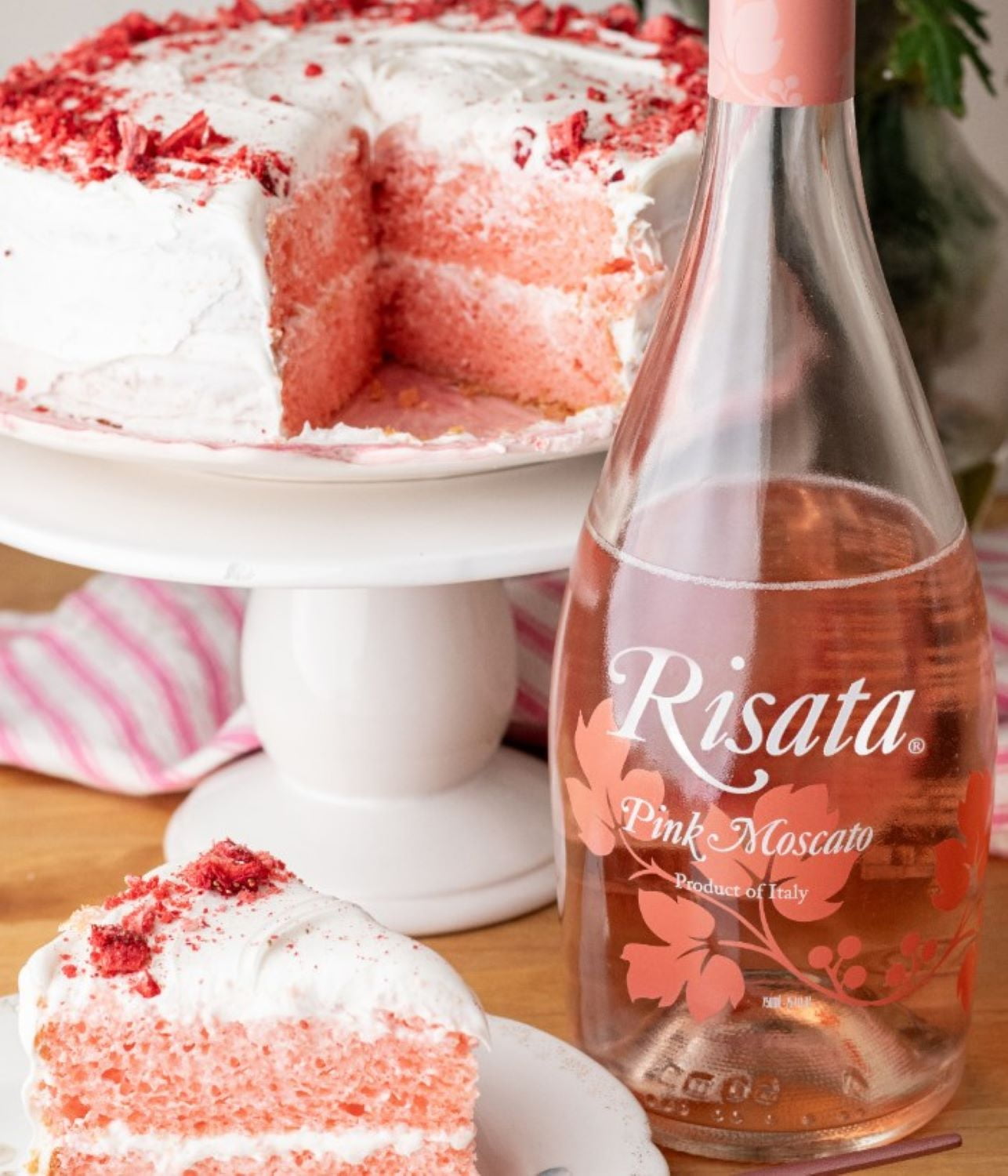 Risata, Sparkling Ros√© Wine, 750ml, Pink Moscato with Fruit