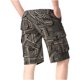 thumbnail image 3 of Puntoco Mono Estampado A Rayas Para Hombre Mono Recto Con Múltiples Bolsillos Y Cinco Puntos, Pantalones Cortos Informales, Pantalones Cortos 006 Diamante De Cinco Puntos Caqui S (30), 3 of 3