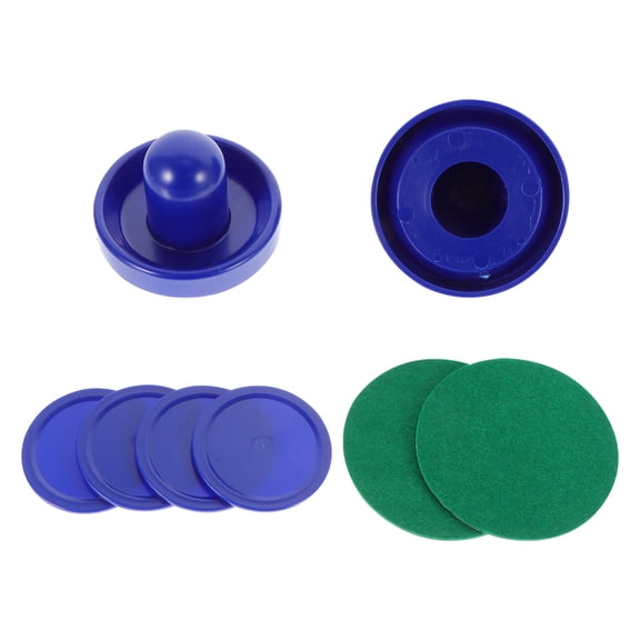 OUNONA Ice Hockey Pucks Ball Header Air Hockey Replacement Pucks 9.60X9.60X5.80CM Blue
