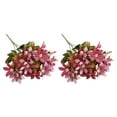 thumbnail image 4 of Transemion 1/2/3/5 Realistic Appearance Artificial Flower Low Maintenance For Life Elegant Mini Lily3 2PCS, 4 of 6