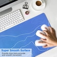 thumbnail image 4 of "XL Gaming Mouse Pad with Japanese Wave Design, Non-Slip Rubber Base, Stitched Edges - Large Desk Pad (31.5 x 11.8 inches)", 4 of 7