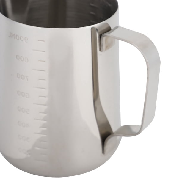 Taza Medidora De Acero Inoxidable, Jarra De Café, Olla Para Espumar Leche Para Cocina/cafetería/restaurante