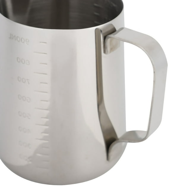 Taza Medidora De Acero Inoxidable, Jarra De Café, Olla Para Espumar Leche Para Cocina/cafetería/restaurante