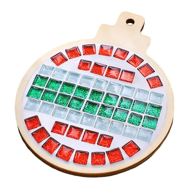 Posavasos de mosaico, decoración DIY, regalo de Navidad, crea tus propios posavasos, surtido Círculo