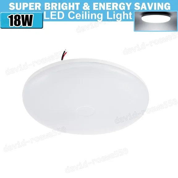 Led Ceiling Down Light 6500K Ultra Thin Flush Mount Kitchen Lamp Home Fixture