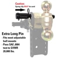 thumbnail image 2 of Candado de enganche para remolque TowWorks 79831, único, con llave, 5/8 y 4,5 cm de ancho, 2 of 7