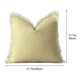 thumbnail image 3 of Pklyzj Pillow Covers 1Pack Bohemian Wind Washed Cotton Tassel Solid Color Pillow Set Living Room Sofa Lumbar Cushion Cushion Bedroom on Clearance, 3 of 6