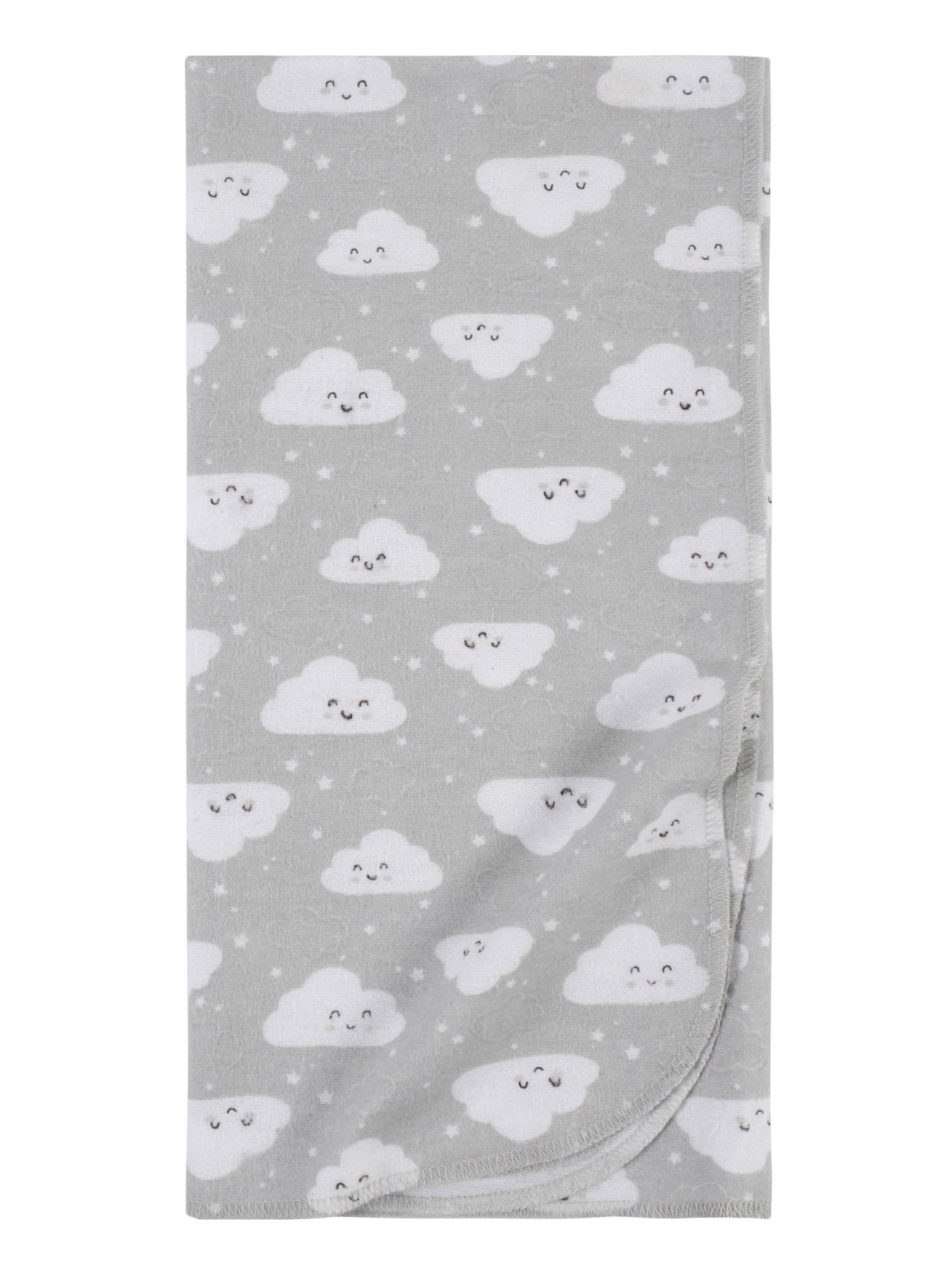 Gerber Baby Girls 100% Cotton Flannel Receiving Blankets, 5-Pack