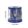 thumbnail image 3 of Automatic Pencil Sharpener, USB Rechargeable Electric Pencil Sharpener, Portable Compact 5-Pack with Spare Blades Quick Efficient Sharpening, Dark Blue, 3 of 6