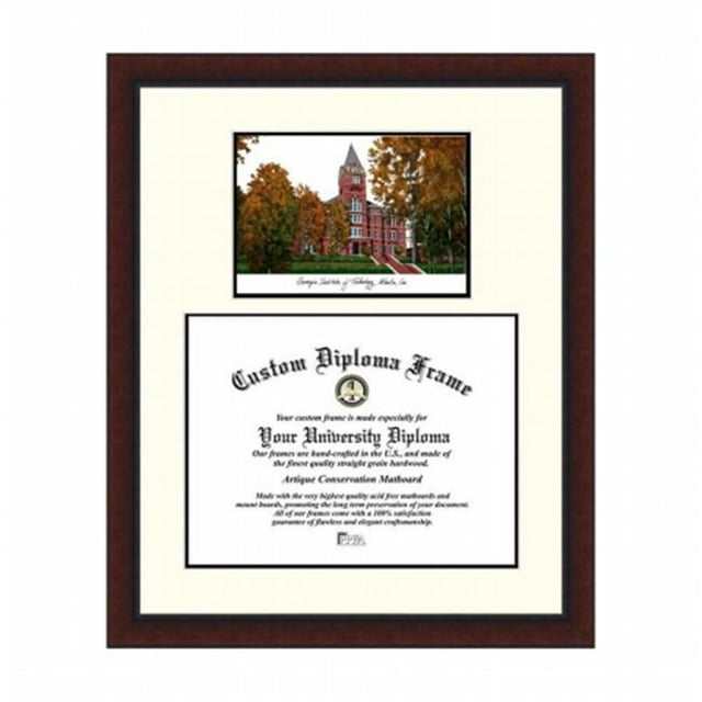 Campusimages GA974LV Georgia Institute of Technology Legacy Scholar Diploma Frame