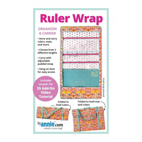 By Annie Sewing Pattern Ruler Wrap Bag Bags