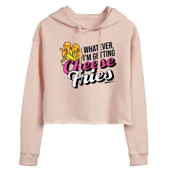 Mean Girls - Cheese Fries Cropped Graphic Hoodie