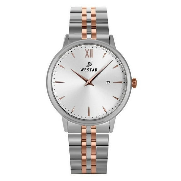 Westar Profile Stainless Steel Silver Dial Quartz 50215SPN607 Men's Watch