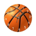 thumbnail image 5 of yotijay Basketball Wall Clock Modern Home Decor Decorative for School Bedroom Office Orange 10 Inch, 5 of 9