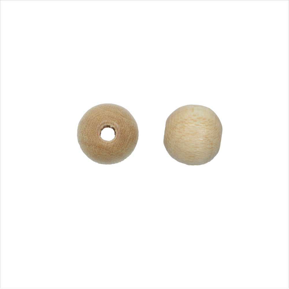 30 8mm Round Natural Light Wooden Wood Beads Hole 2mm 