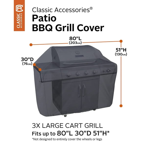 Water-Resistant 80 Inch BBQ Grill Cover