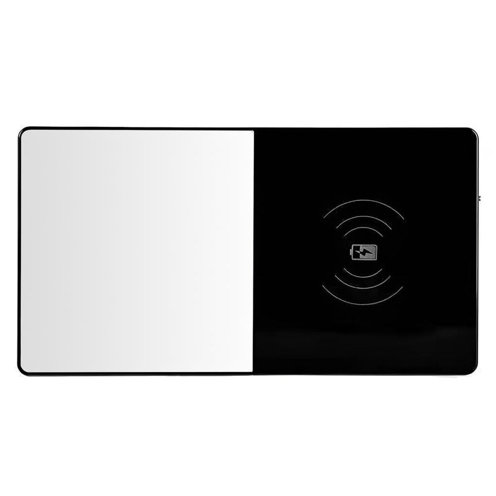 Wireless Charger 8mm/0.31inch Wireless Heating Mug Cup Warmer Portable Mirror Charger Pad for Office Home Coffee Tea Milk Phone