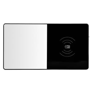 Chargeur sans fil 8mm/0.31inch Chauffage sans fil Mug Cup Warmer Portable Mirror Chargeur Pad pour bureau Home Café Thé Lait Téléphone