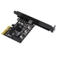 thumbnail image 4 of Tarjeta adaptadora PCI-e a USB 3.2 Gen2 × 2 Tarjeta de expansión PCI Express de 20 Gbps para PC, 4 of 9