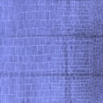 thumbnail image 1 of Ahgly Company Machine Washable Indoor Square Solid Blue Modern Area Rugs, 4' Square, 1 of 4
