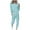Light blue, variant on FADAACAI Womens Lounge Set Women's Two Piece Outfit Long Sleeve Crewneck Pullover Tops and Long Pants Tracksuit Sweatsuits Women 2 Piece Outfit Womens Sweatsuits Sets Pink XL Clearance！