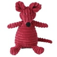 thumbnail image 3 of Plush Corduroy Dog Toy, Dog Squeaky Toys, Durable Chew Toys for Puppy and Medium Dogs (Mouse), 3 of 5