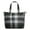 Blue Green Plaid, variant on Blue Green Plaid Checkered Pattern Travel Tote Bags for Women Carry On,Large Weekender Bags for Women Travel,Multi Functional Duffle Bag for Work,Shopping,Sports