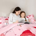 thumbnail image 5 of Homewish Cute Snowman Snowflakes Full Size Comforter Sets 3-Piece for Female Men Adults,Xmas Christmas Festival Bedding Comforter Set,Happy New Year Lightweight Bedding Sets,Microfiber Bedroom Decor, 5 of 8