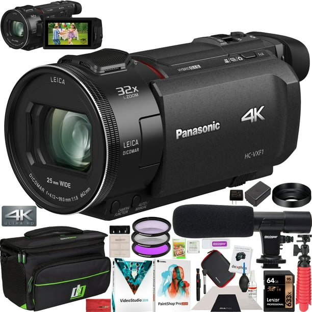 Panasonic 4K UHD WiFi CinemaLike Camcorder HCWXF1 with 24X Leica Lens