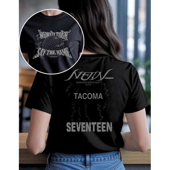 ZENUA Seventeen New__ Tacoma Unofficial Tour Tshirt, Gift For Carat, Seventeen Fandom, New__ World Tour, Seventeen World Tour Hot Trending Shirt/Sweatshirt