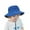 Blue, variant on Infant Hat Toddler Boys Girls Cotton Bucket Hat Summer Sun Hat for Sun Protection Baby 2025 Fashion Cute Solid Color Sunscreen Cap Hot Pink
