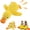 Yellow, variant on Yellow Plush Duck Dog Toy with Squeaker — Soft, Interactive Pet Toy — Suitable for Supervised Play with Small to Medium-Sized Dogs