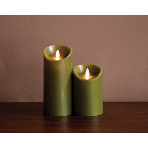 Boston Warehouse Mystique Flameless Candle, 5Inch, Green