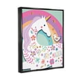 thumbnail image 3 of Stupell Industries You Are Very Magical Unicorn Graphic Art Jet Black Floating Framed Canvas Print Wall Art, Design by Andrea Jasid Grassi, 3 of 6