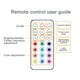thumbnail image 3 of Luces LED para armario de armario, RGB ajustables, coloridas, lámparas inalámbricas de cocina, sensor adhesivo, funciona con pilas, luz de noche de plástico, 3 luces, 1 mando a distancia Scienceny  HA009389-03B, 3 of 6