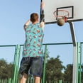 thumbnail image 5 of Naloa Sea Otters Family In Blue Water Basketball Jersey Reversible Men's Mesh Athletic Sports Shirts Training Practice S-4XL4X-Large, 5 of 6