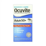 Ocuvite Adult 50 Plus Eye Vitamin And Mineral Supplement, Soft Gels - 50 Ea, 3 Pack